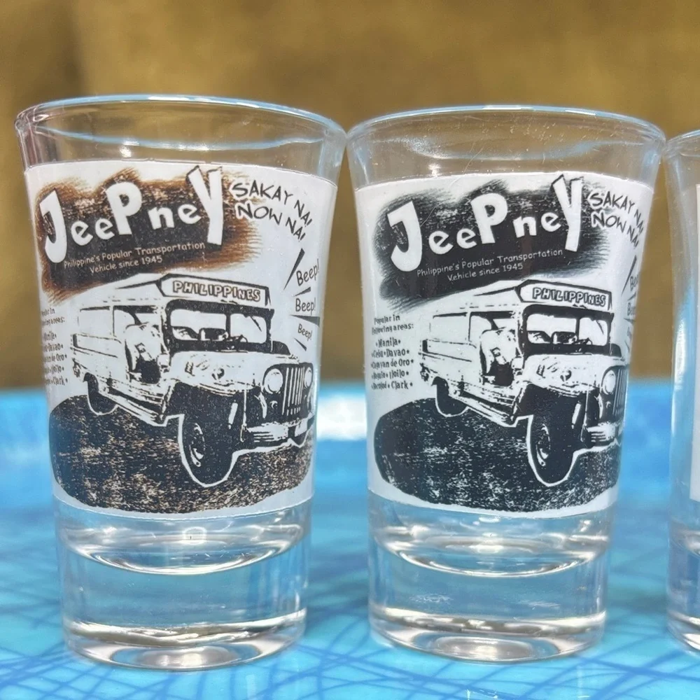 Kultura Filipino Vintage Vehicle Shot Glass Set